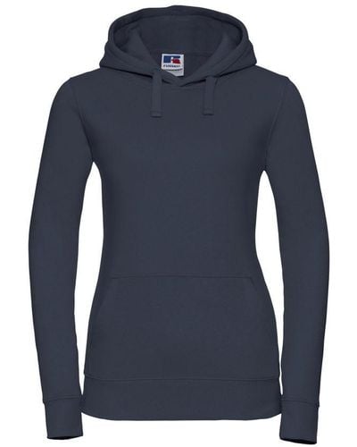 Russell Premium Authentic Hoodie (3-Layer Fabric) (French) - Blue