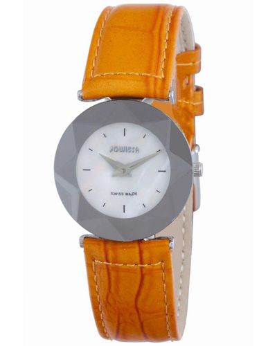 JOWISSA Facet 'Smother Of Pearl Watch - Grey