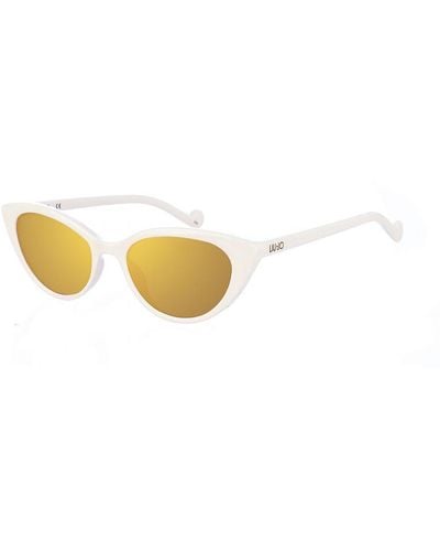 Liu Jo Womenss Cat-Eyes Shaped Acetate Sunglasses Lj712S - Metallic