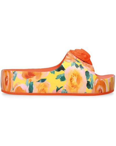 Kurt Geiger Eagle Chunky Slide Sandals - Orange
