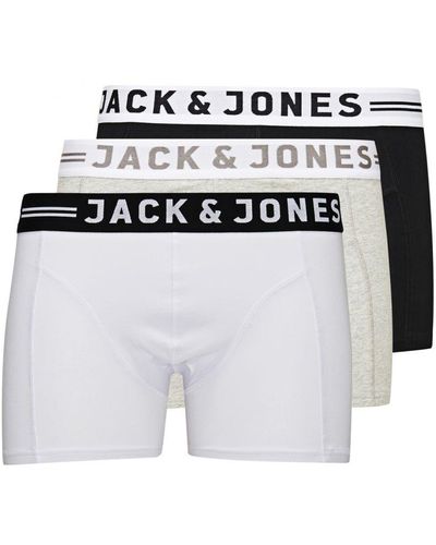 Jack & Jones 3-pack Trunkondergoed - Wit