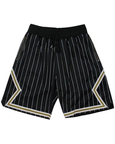 Mitchell & Ness Hoops Pinstripe Black Shorts