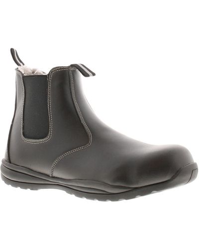 Tradesafe Safety Boots Crush Leather Leather (Archived) - Grey