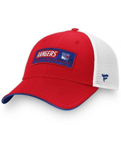 Fanatics Nhl New York Ranger Cap - Red