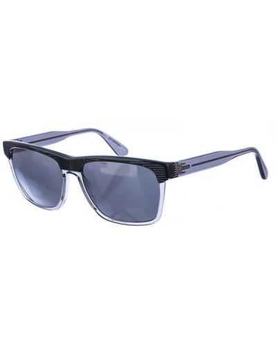 BOSS 102S Oval-Shaped Acetate Sunglasses - Blue