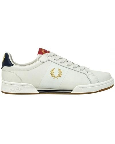 Fred Perry B1258 162 Witte Leren Sneakers