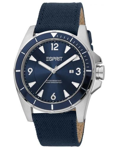 Esprit Watch Es1g322l0025 - Blauw