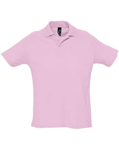 Sol's Summer Ii Pique Short Sleeve Polo Shirt () - Pink