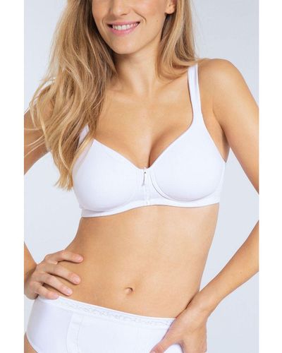 Bestform 'Moulded Convertible' Non-Wired Padded Soft Bra - White