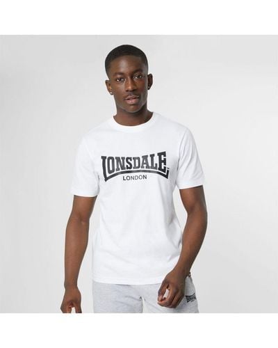 Lonsdale London Essentials Logo T-shirt - White