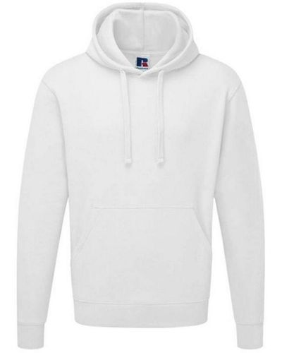 Russell Colour Hooded Sweatshirt / Hoodie () - White