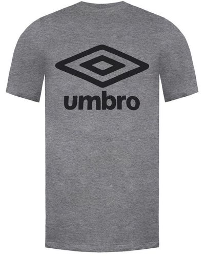Umbro Large Logo T-Shirt - Grey