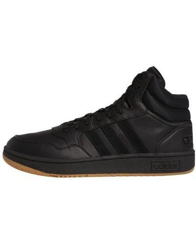adidas Originals Adidas Originele Hoops 3.0 Midden Sneakers - Zwart