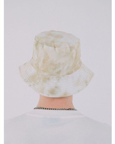SVNX Tie Dye Reversible Bucket Hat - White