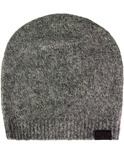 Scotch & Soda Wool Basic Beanie Winter Hat 133918 0607 - Grey