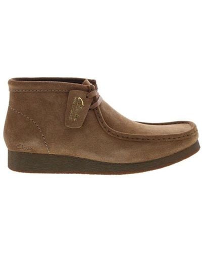 Clarks Wallabee Boots - Brown