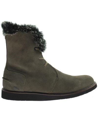 Lacoste Baylen 2 Srw Khaki Boots Leather - Brown