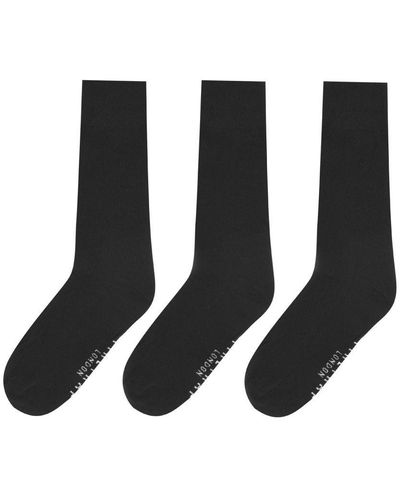 Firetrap 3 Pack Formal Socks Cotton - Black