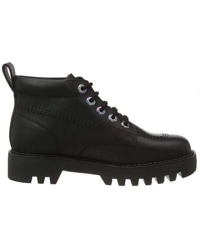 Kickers Kizziie Higher Boots Leather - Black