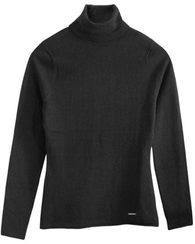 River Island Roll Neck Fitted Jumper - Black