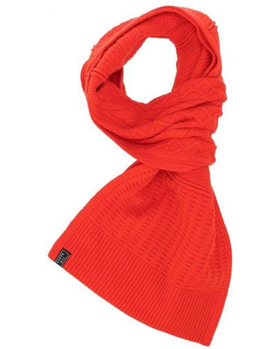 Ted Baker Accessories Varsf Knitted Scarf In Red - Rood