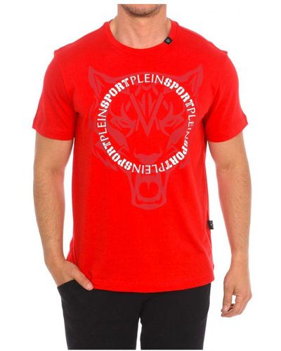Philipp Plein Tips402 Short Sleeve T-Shirt - Red