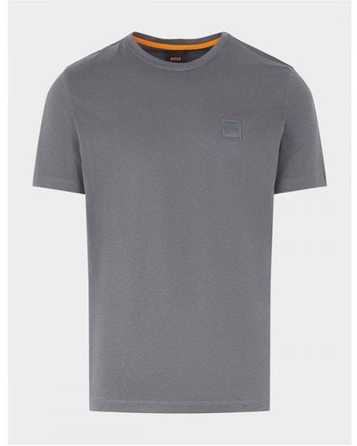 BOSS Tales Plain T-Shirt - Grey