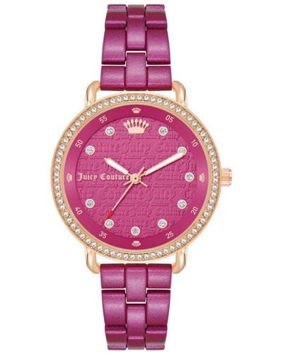 Juicy Couture Watch Jc/1310rghp - Roze
