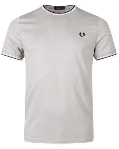 Fred Perry Twin Tipped T-Shirt - Grey