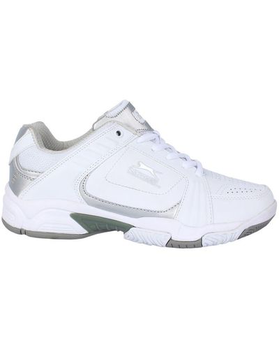 Slazenger Tennis Shoes Sport Trainers - White