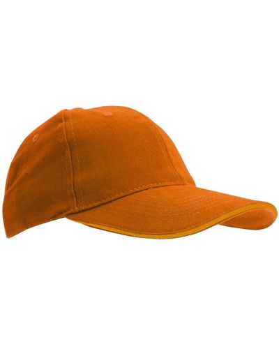 Sol's Buffalo 6 Panel Baseball Cap (oranje)
