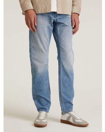 Chasin' Chasin Slim-fit Jeans Evan Snake - Blauw