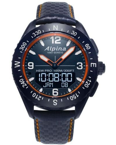 Alpina Alpinerx Smartwatch Horloge Blauw Al-283lno5naq6l