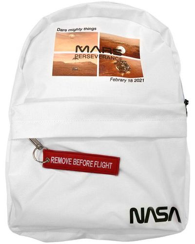 NASA Rugzak Met Een Capaciteit Van 28 Liter Mars18bp, Unisex - Wit