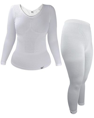 Heat Holders Ladies Thermal Underwear Set - Grey
