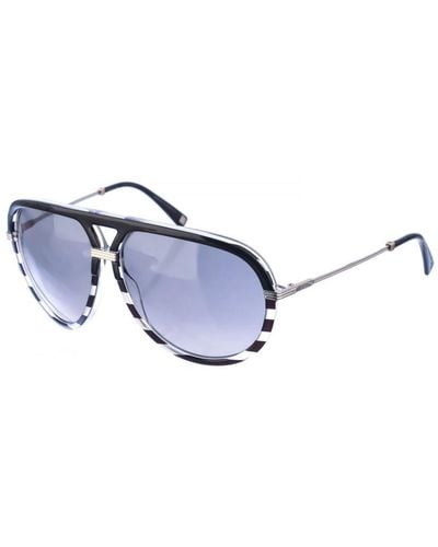 Dior Croissette Aviator-Shaped Acetate Sunglasses - Blue