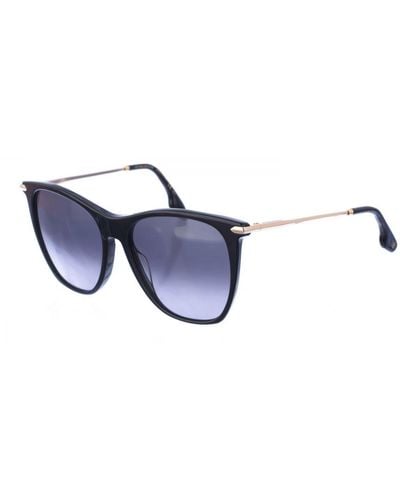 Victoria Beckham Acetate Sunglasses With Oval Shape Vb636S - Blue