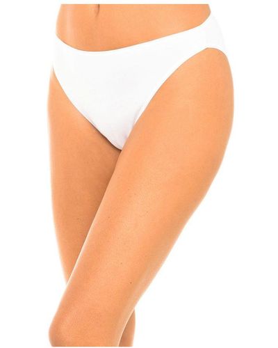 Playtex Pack-2 Perfect Comfort Stretch Cotton Knickers P0a8s - White