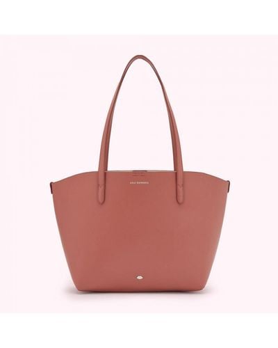 Lulu Guinness Agate Small Ivy Leather Tote Bag - Pink