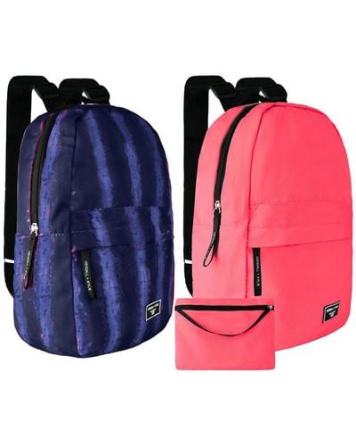 Kendall + Kylie Kendall + Kylie 2-pack Washable Purple/pink Backpack - Blue