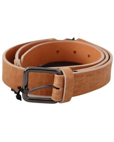 CoSTUME NATIONAL Light Genuine Leather Belt - Brown