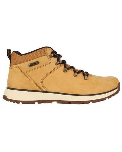 Firetrap Rhino Run Lace Up Rugged Leather Boots - Natural