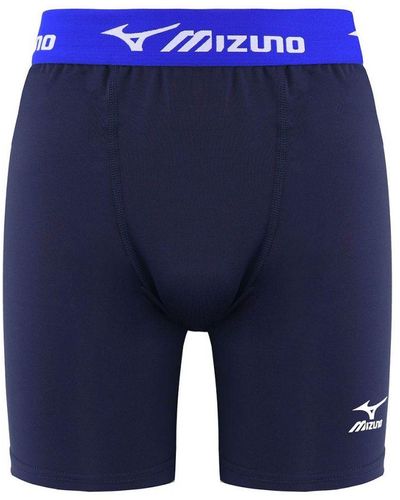 Mizuno Logo Baselayer Shorts - Blue