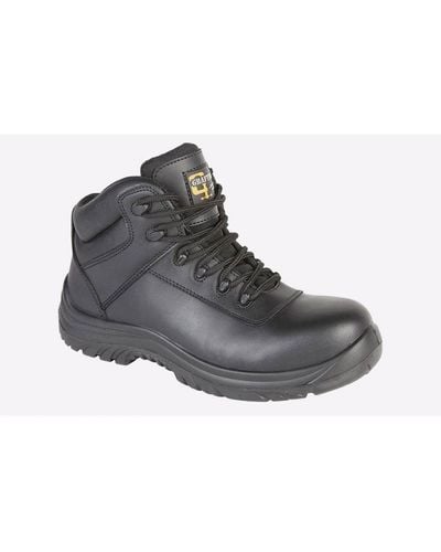 Grafters Huntsvill Non-Metal Safety Boots - Grey
