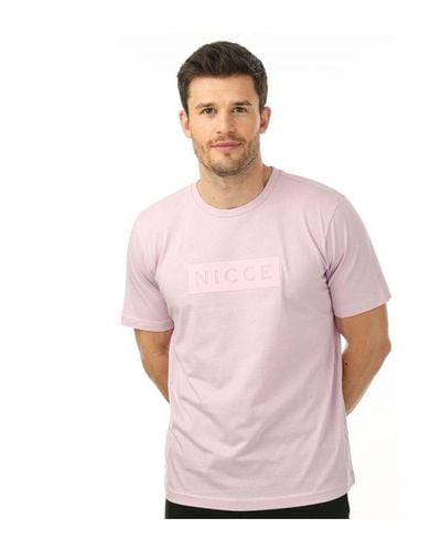 Nicce London Peak T-shirt Voor , Roze