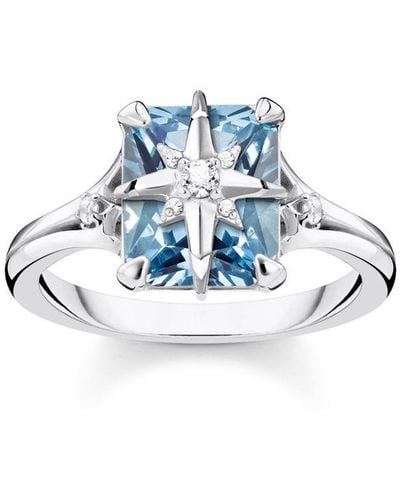 Thomas Sabo ́s Ring Blue Stone With Star