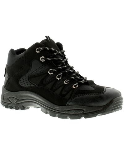 X-hiking Climber Walking Boots Pu - Black