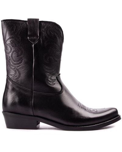 Sole Dolly Boots - Black