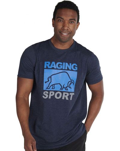 Raging Bull Big & Tall Casual T-Shirt - Blue