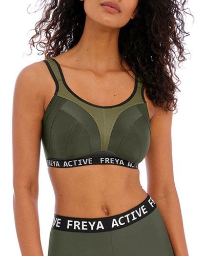 Freya Dynamic Soft Cup Sports Bra Nylon - Green